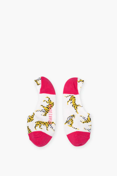 Brakeburn - Cream Tiger Socks