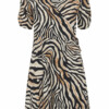 b.young - wrap dress - seagrass mix