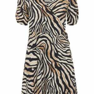 b.young - wrap dress - seagrass mix