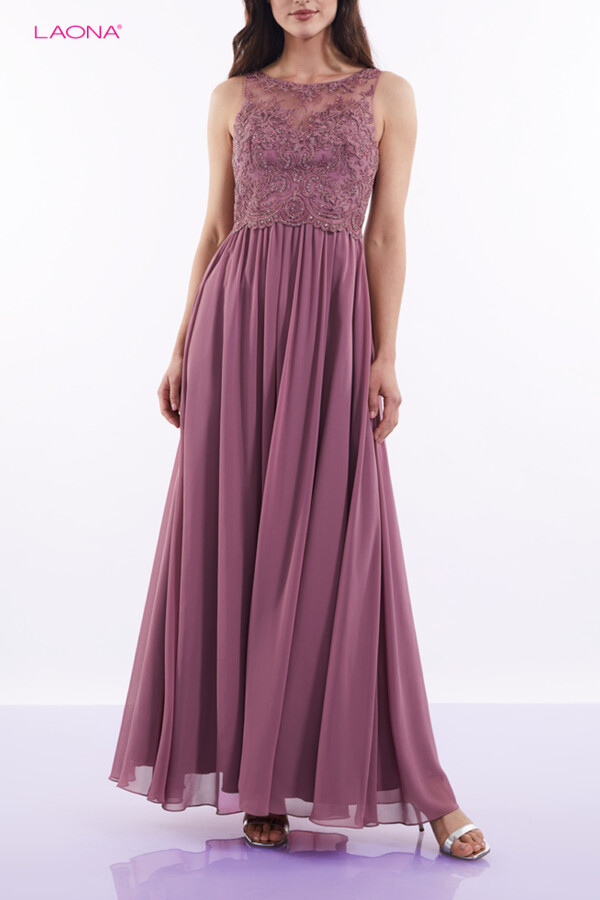 Laona - rose wine - abendkleid