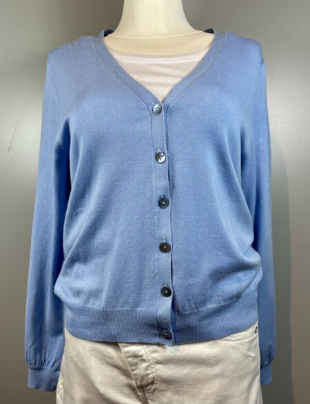 esqualo-basic-strickjacke-blue