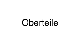 Oberteile