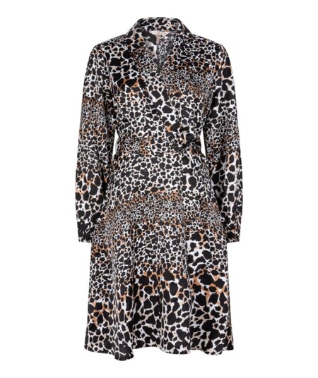 Esqualo - Viskose - Kleid - Animal print