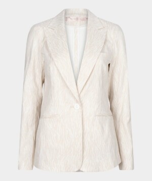 Esqualo - blazer - zebra print - sand