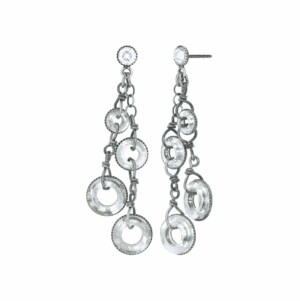 Konplott - ohrring - baumelnd - weiß - sporty glimpse