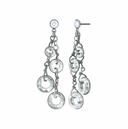 Konplott - ohrring - baumelnd - weiß - sporty glimpse