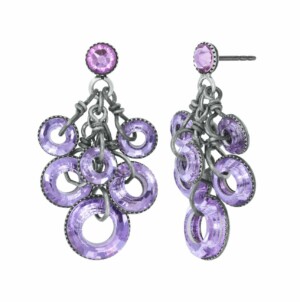 Konplott - ohrring baumelnd - lilac - sporty glimpsy