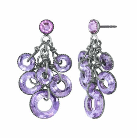 Konplott - ohrring baumelnd - lilac - sporty glimpsy