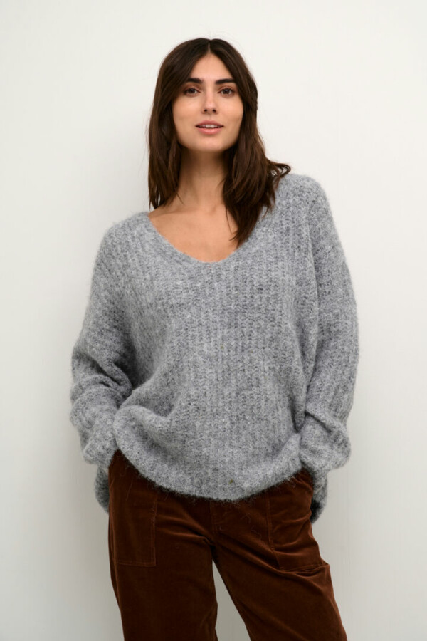 Culture - Pullover - CUbrava - grau - light grey melange