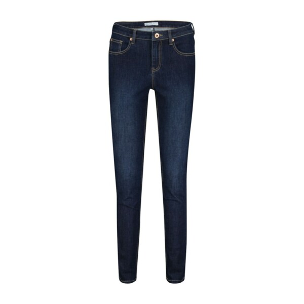 red button - sofie skinny - classic blue - highrise