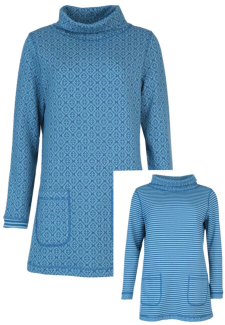 Sorgenfri Sylt - tunika - lillina - ink - wende