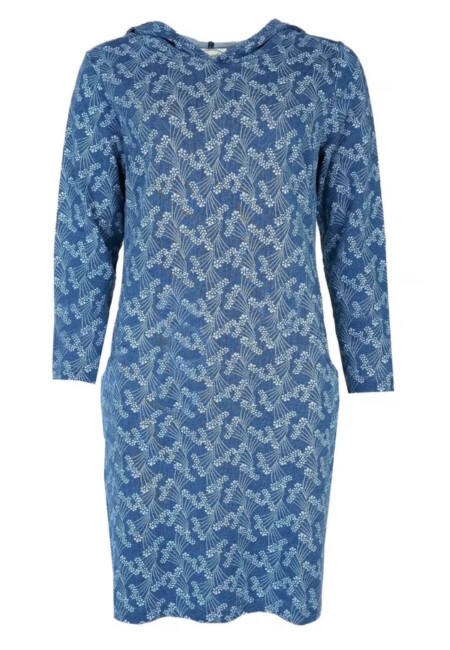 Sorgenfri Sylt - Kapuze - kleid tiril - denim