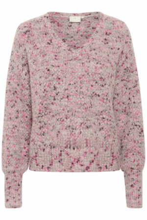 Kaffe - KAgiana - pullover - grey pink melange