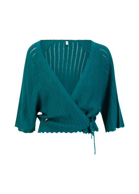 Fairy Wrap - Strickjacke - wetland green knit - blutsgeschwister