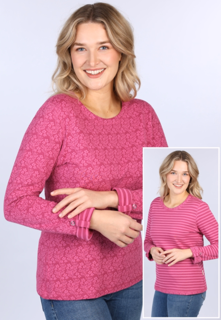 sorgenfri sylt - karia - wendeshirt - raspberry