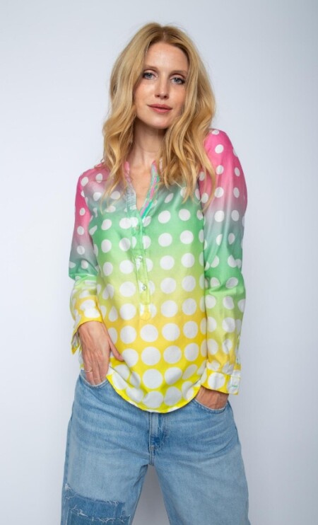 emily van den bergh - bluse - pastel dots - 8539