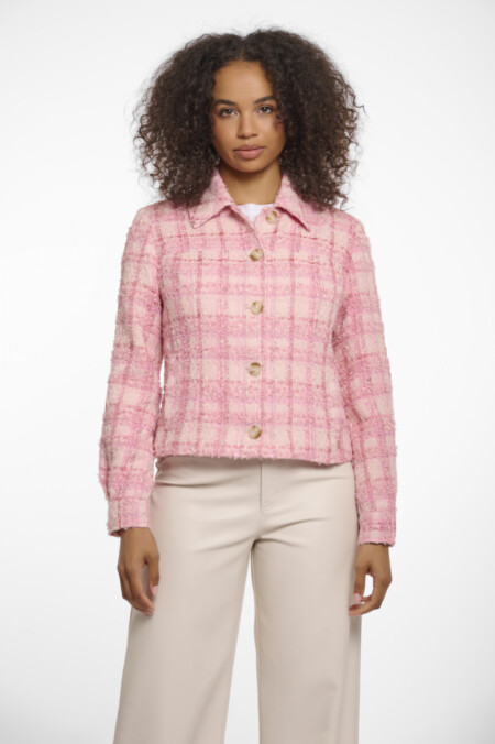 rino&pelle - tweed - jacke - light pink - imanski