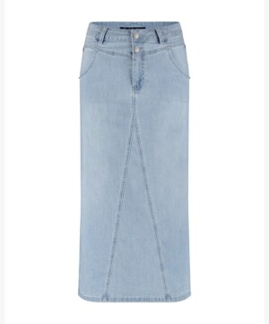 red button - jeansrock - alina - bleach