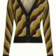 king louie - cardi - deep v neck - posey green