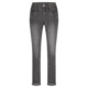 Red button - grey denim - jeans - relax