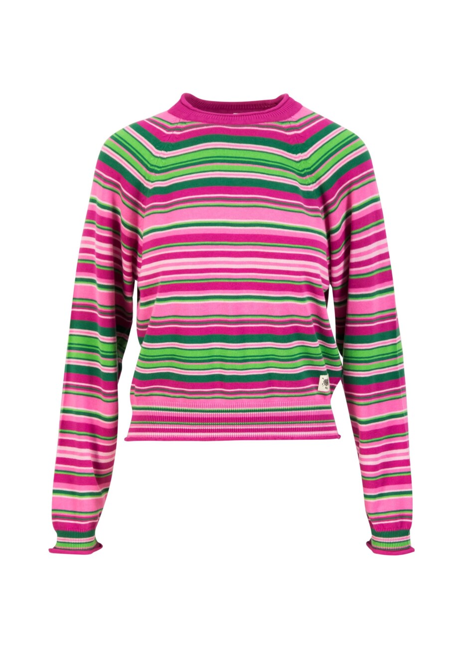 Blutsgeschwister - strickpullover - marvellous minds - soft lotus stripe