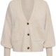 Inwear - strickjacke - tenley - taupe -melange - baumwolle