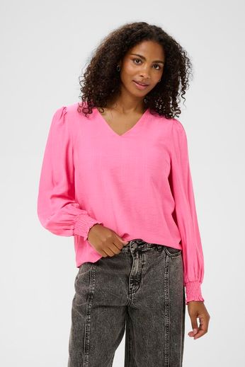 kaffe-bluse-pink-viskose