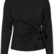 Inwear - black - knot blouse - shirt
