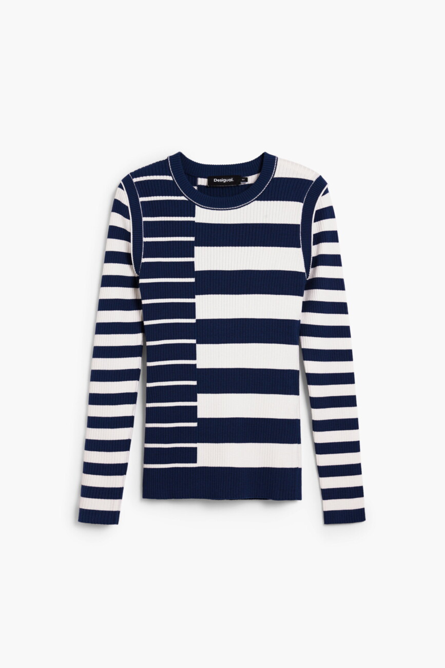 desigual-streifen-rib-pullover
