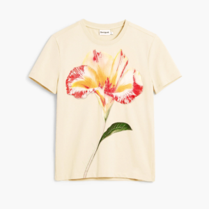 desigual-hibiskusblüte-shirt