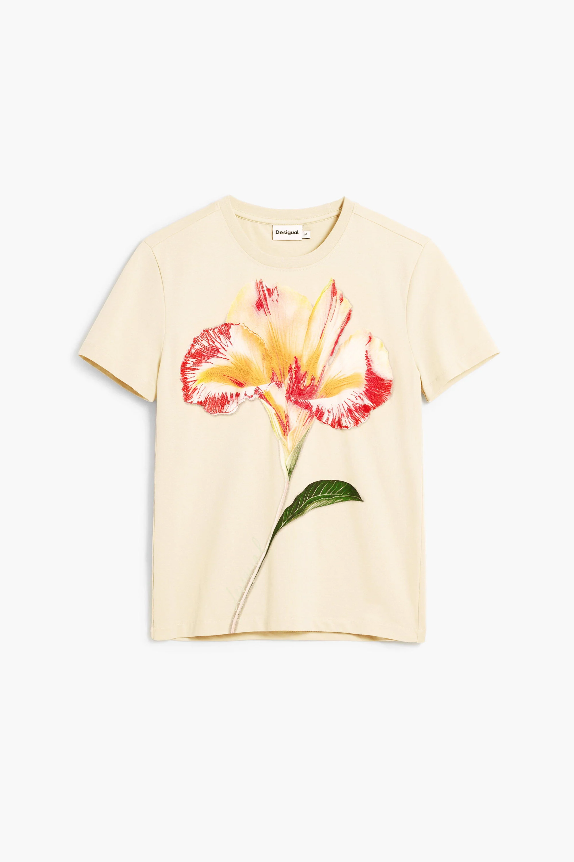 desigual-hibiskusblüte-shirt