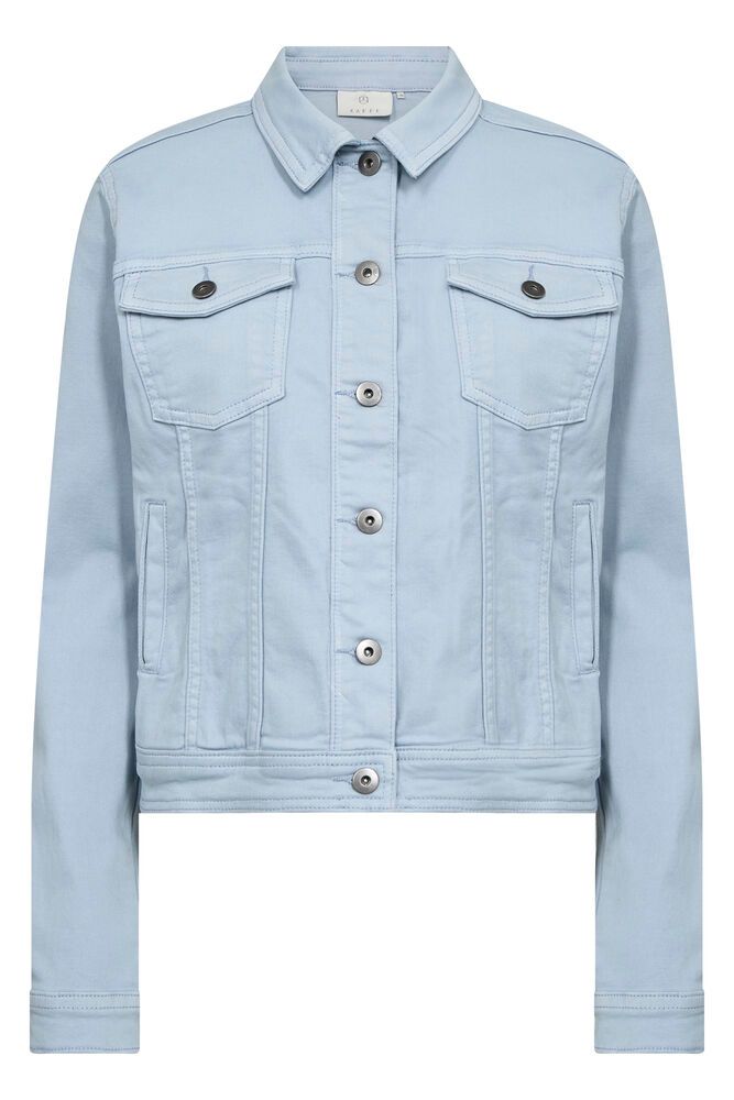 kaffe-jeansjacke-hellblau