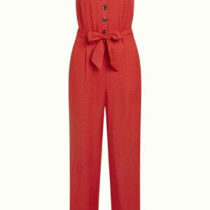 king louie - jumpsuit - red - fiona - cameron