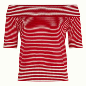 King louie - top - nives - chili red - carmen