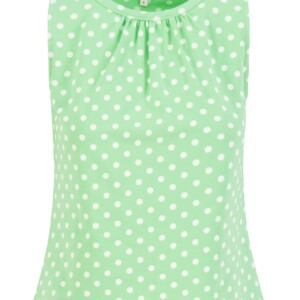 blutsgeschwister - top - dots - party pie - favourite green