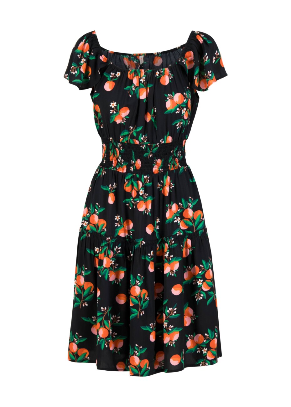 blutsgeschwister - sommerkleid - parasolita - orange grove