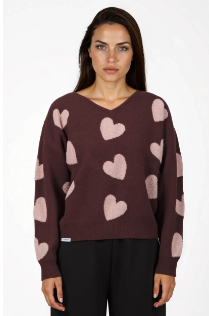 kleinigkeit-pullover-darkcherry